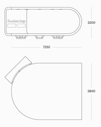 Škoda Auto exhibition stand drawing