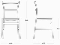 White chair drawing