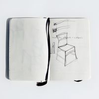 White chair sketch